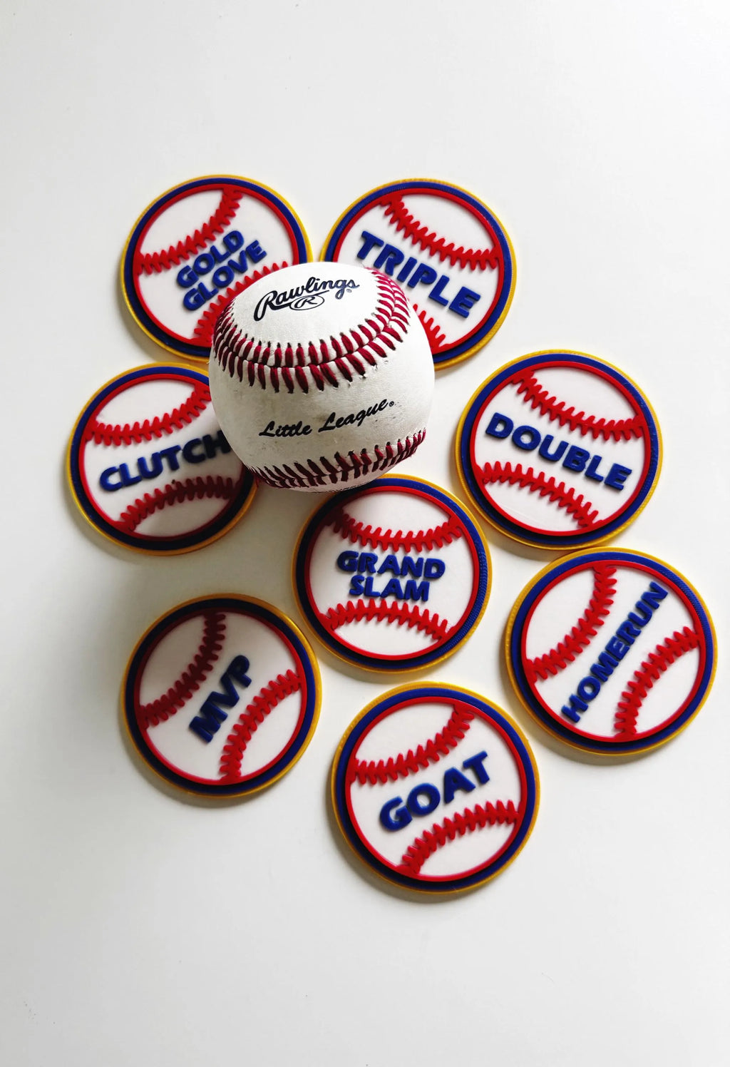 Baseball Achievement Tokens – MVP, Clutch, GOAT, Gold Glove & More