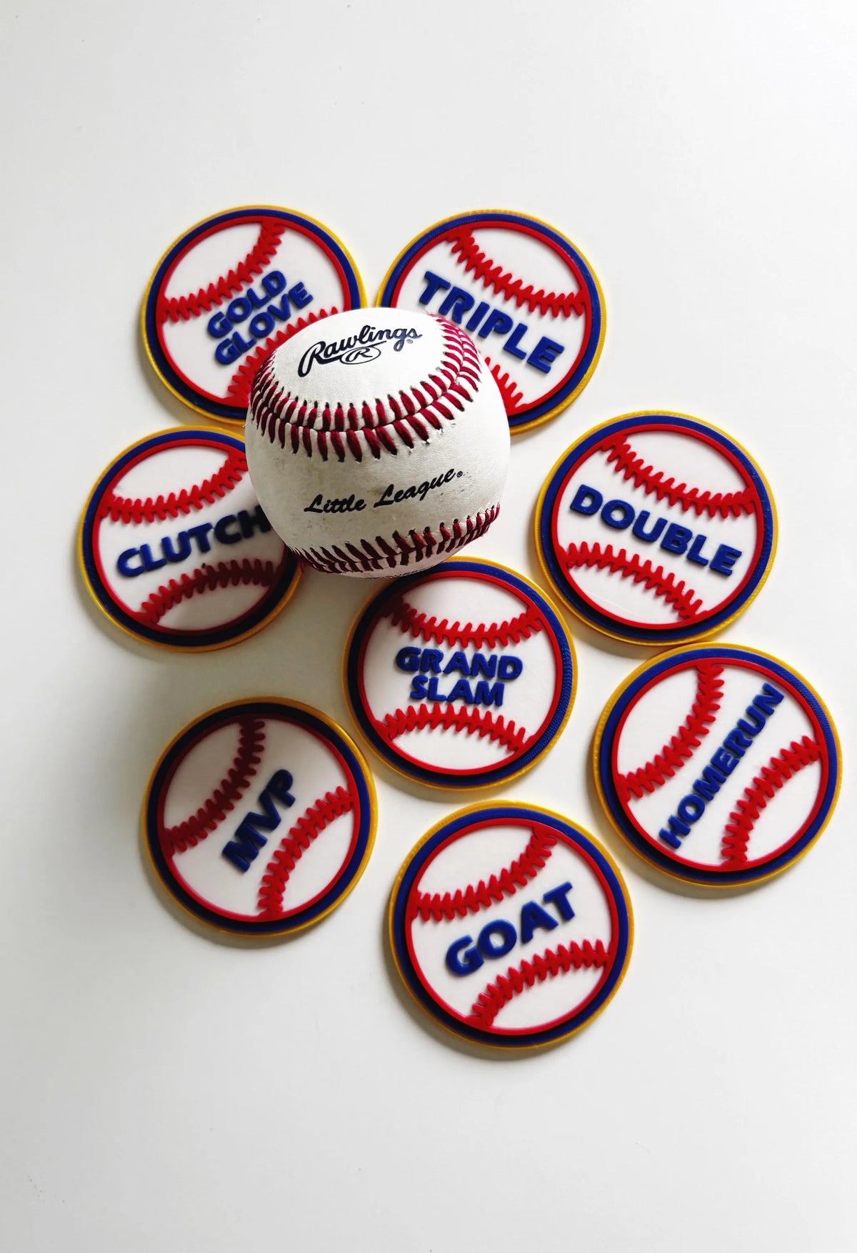 Baseball Achievement Tokens – MVP, Clutch, GOAT, Gold Glove & More