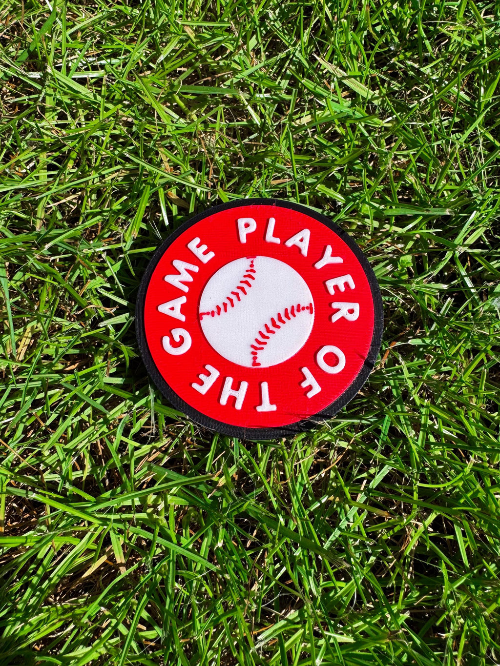 Baseball Player of the Game Token