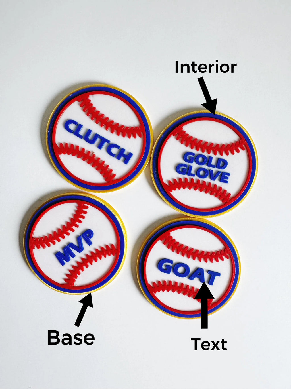 Baseball Achievement Tokens – MVP, Clutch, GOAT, Gold Glove & More